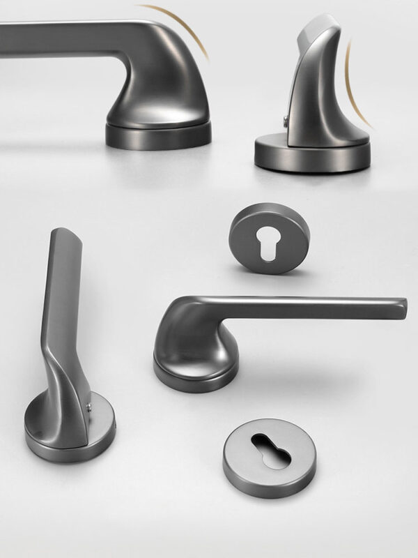 Gold Door Handle FZ8650 – Image 3