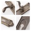 Jusheng Delightful Antique Bronze Door Handle With Lock Sets 85619-867 - Image 3