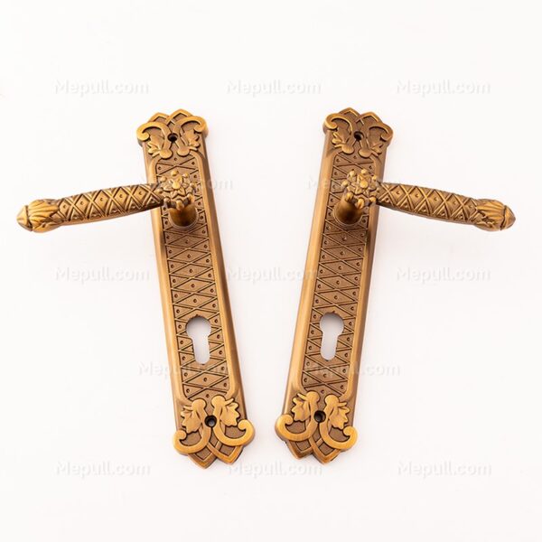 Jusheng Exclusive Antique Interior Stripe Door Handles 8597-97 - Image 4