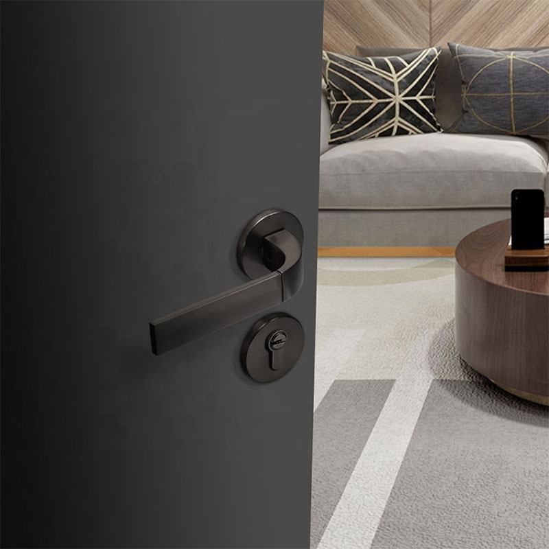 Jusheng Matt Black Internal Door Handles Discount A2181 4 Jusheng Matt Black Internal Door Handles Discount A2181 - Image 4