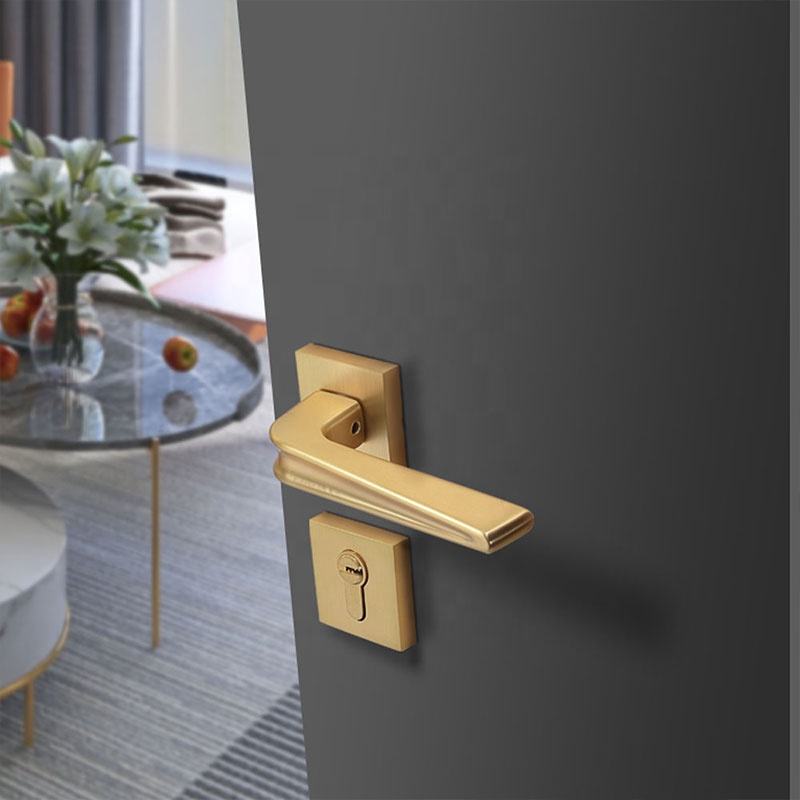 Jusheng Bedroom Door Handle With Lock Distributor A2176 3 Jusheng Bedroom Door Handle With Lock Distributor A2176 - Image 3