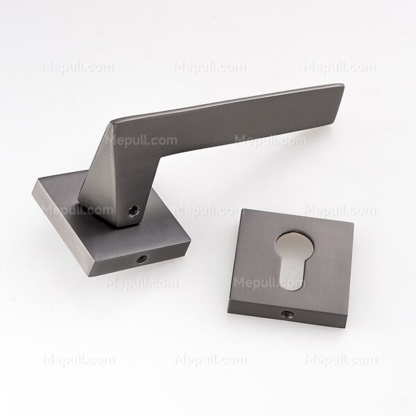 Jusheng Black Nickel Metal Industrial Square Door Handles Z54-9153 – Image 4