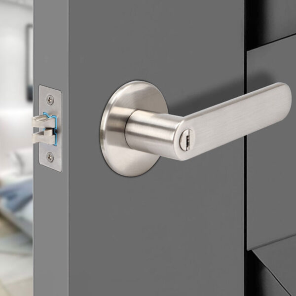 Jusheng Privacy Door Lever Set Supplier L6018 - Image 3