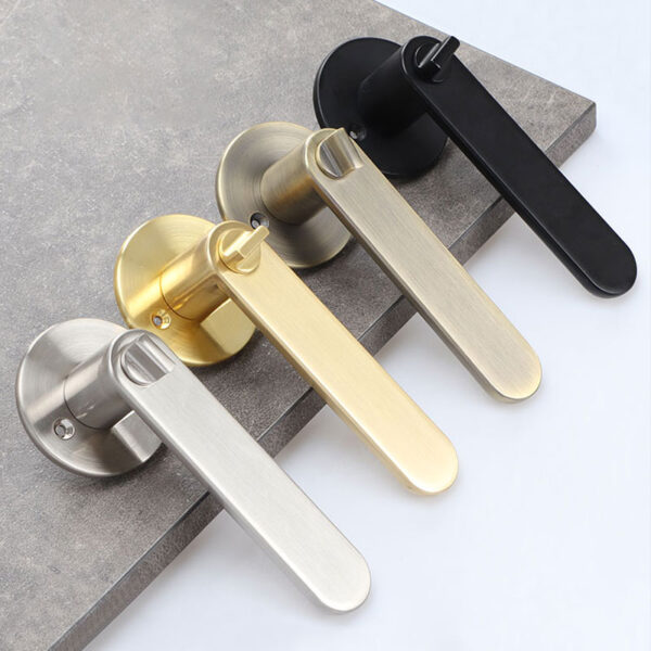 Jusheng Privacy Door Lever Set Supplier L6018 - Image 2